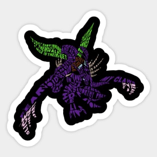 KhaZix Typography Sticker